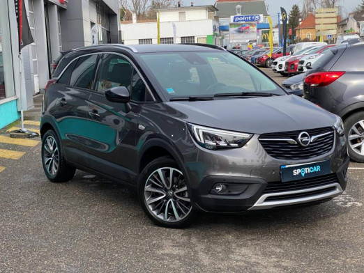Occasion OPEL Crossland X Turbo 130 Ultimate Bva Gps Caméra Siège/volant chauf Garantie 1 an 2019 Gris Pierre de Lune/Toit Noir Diamant 21 490 € à Mulhouse