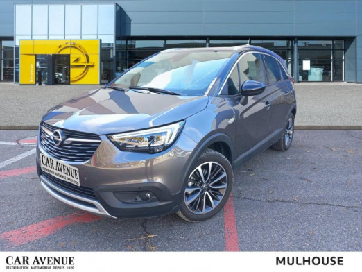 Occasion OPEL Crossland X Turbo 130 Ultimate Gps Caméra Radar av/ar Siège/volant chauf Garantie 1 an 2020 Gris Pierre de Lune/Toit Noir Diamant 20 487 € à Mulhouse