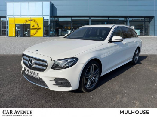 Occasion MERCEDES-BENZ Classe E Break 220 d 195 9G-Tronic BVA AMG LINE 2017 Blanc polaire 35 990 € à Mulhouse