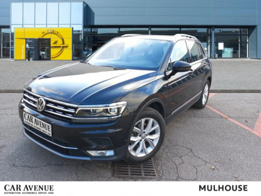 Occasion VOLKSWAGEN Tiguan TDI 150 Carat Bva Gps Caméra Virtual Cockpit Siège chauf Garantie 1 an 2017 Noir Intense 29 488 € à Mulhouse