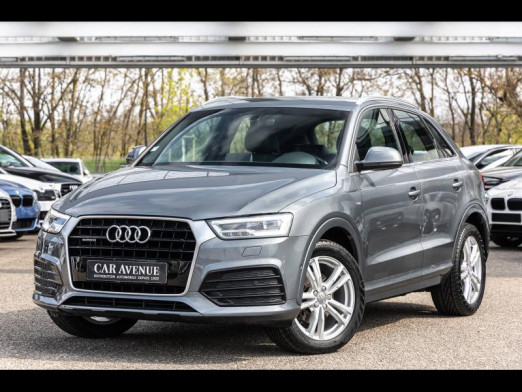 Occasion AUDI Q3 2.0 TDI 184 S line quattro S tronic 7 Camera 2016 Gris Daytona 24 990 € à Colmar