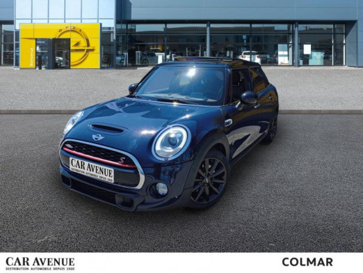 Occasion MINI Mini 5 Portes Cooper JCW Sd 170 Bva Gps Toit Ouv. Tête haute Siège chauf Bluet Régul Gar1 an 2016 Midnight Black 20 490 € à Colmar