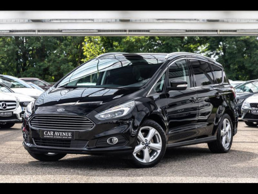 Used FORD S-MAX 2.0 TDCi 180 Titanium 7pl AUTO Attelage Full Leds Gps 2016 Mica Noir Shadow € 21,490 in Sélestat