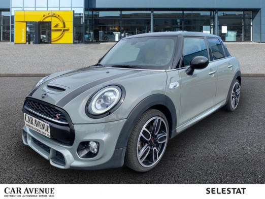 Occasion MINI Mini 5 Portes Cooper S 192 1ere main Gps Full Leds Sièges chauffants 2019 Emerald grey 27 990 € à Sélestat