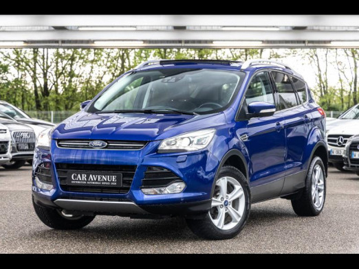 Used FORD Kuga 2.0 TDCi 180 Titanium 4x4 Xenon T.O. Radar AV/AR Pack hiver GPS Clim Garantie 1 an 2015 Bleu Abysse € 17,490 in Rosheim