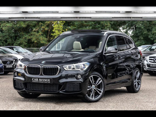 Used BMW X1 xDrive25dA 231 M Sport T.O. Affichage tête haute Caméra Siège chauffant Régulateur Cuir garantie 2017 Saphirschwarz € 29,990 in Rosheim