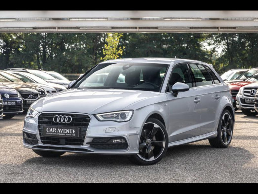 Used AUDI A3 Sportback 2.0 TDI 184 S line quattro S tronic 6 Pack hiver Caméra Régulateur GPS Clim Garantie 1 2015 Gris mousson € 22,990 in Rosheim