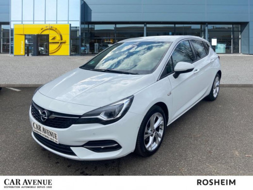 Occasion OPEL Astra 1.5 D 122 Elegance Carplay Régulateur Caméra GPS Clim Garantie 1 an 2020 Blanc Glacier 17 490 € à Rosheim