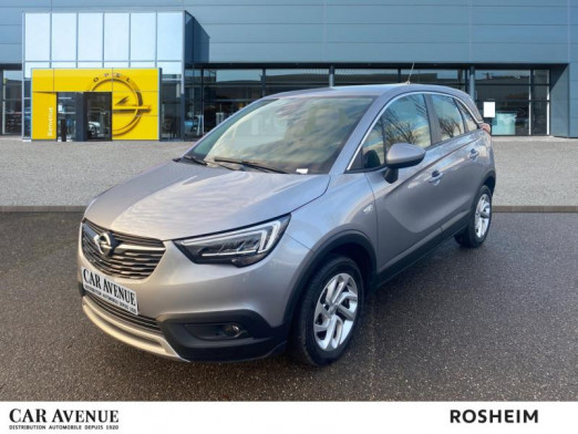 Occasion OPEL Crossland X 1.5 D 102 Elegance Radar AR Carplay Régulateur Garantie 1 an 2020 Gris Quartz 15 490 € à Rosheim