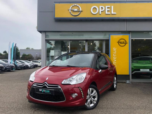 Occasion CITROEN DS3 Cabrio 1.2 PureTech 82 So Chic Clim auto garantie 1 an 2014 Rouge Rubi 10 489 € à Oberhausbergen