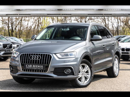 Occasion AUDI Q3 2.0 TDI 177 S line quattro S tronic 7 GPS Camera Attelage 2014 Gris 20 990 € à Haguenau