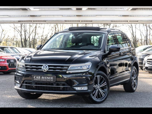 Occasion VOLKSWAGEN Tiguan 2.0 TDI 190 4Motion DSG7 1ère main Toit pano Gps 2016 Noir Intense 28 990 € à Haguenau