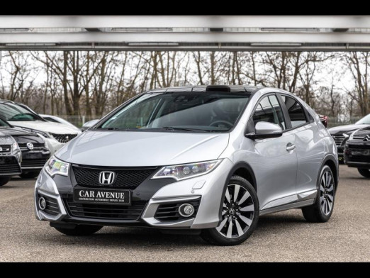 Occasion HONDA Civic 1.6 i-DTEC 120 Executive Gps Camera Xenon Garantie 1 an 2017 Argent Alabaster 15 990 € à Monswiller