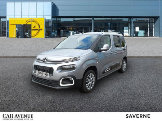 Occasion CITROEN Berlingo M PureTech 130 Feel EAT8 Carplay Clim auto Radar AR Garantie 1 an 2020 Gris Acier (M) 29 990 € à Monswiller