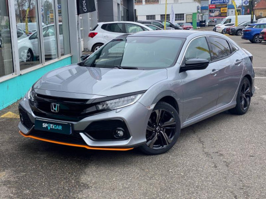 Occasion HONDA Civic i-VTEC 129 Exclusive Premium Bva camera toit pano Garantie 1 an 2017 Gris Sonic Nacré 18 390 € à Mulhouse