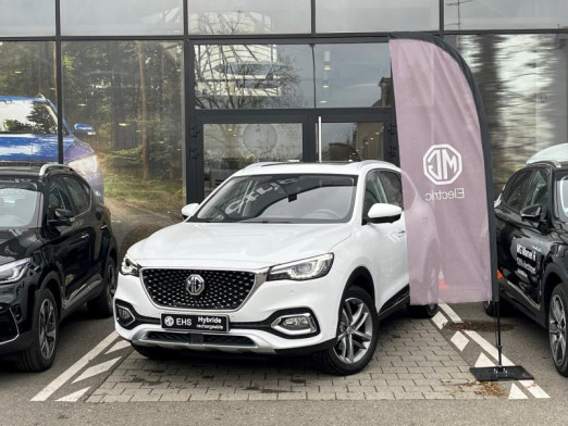 Occasion MG MOTOR EHS 375€/mois PHEV 258 Luxury -6 000 KMS gps camera toit pano 2021 Blanc 31 990 € à Mulhouse