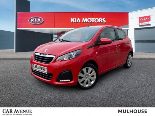 Used PEUGEOT 108 1.2 Active 5p Bluetooth Garantie 1 an 2018 Rouge Scarlet € 7,980 in Mulhouse