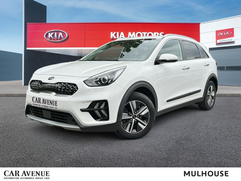 Occasion KIA Niro Hybride 141 Active DCT6 Caméra CarPlay Garantie 12mois 2021 Blanc 18490 € à Mulhouse