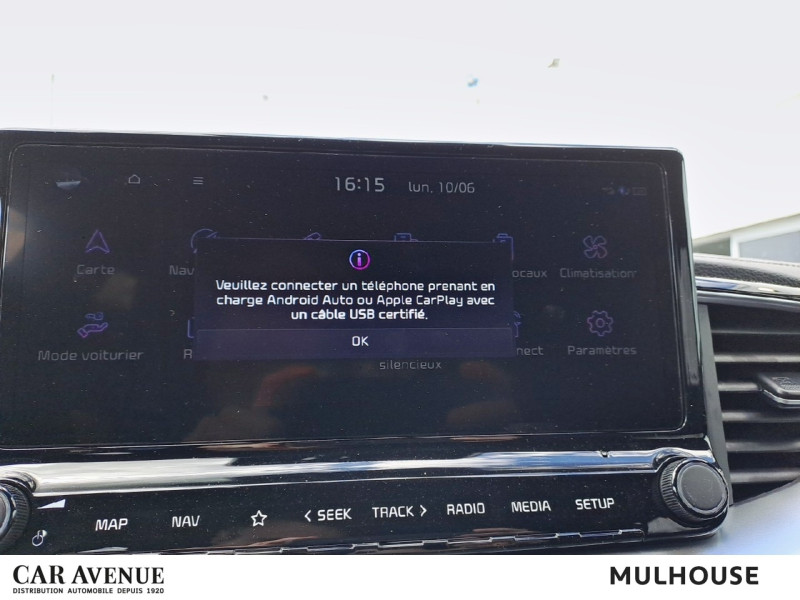 Occasion KIA Ceed 100 GT Line Caméra GPS CarPlay Garantie 05/31 2024 Blanc Sensation nacré 25990 € à Mulhouse