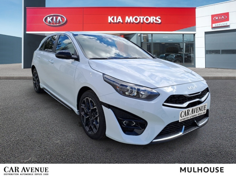 Occasion KIA Ceed 100 GT Line Caméra GPS CarPlay Garantie 05/31 2024 Blanc Sensation nacré 25990 € à Mulhouse