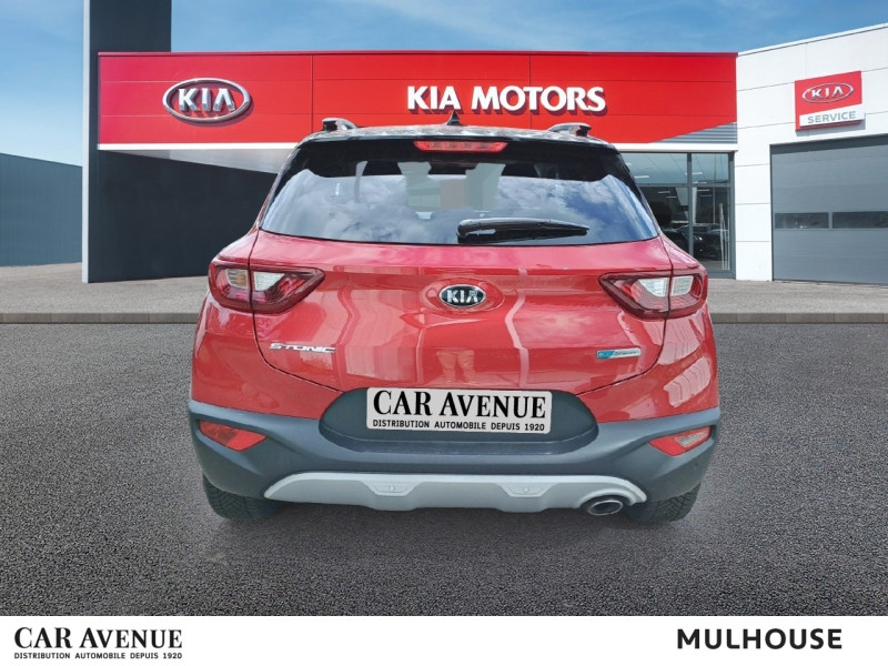 Used KIA Stonic 100 Launch Edition iBVM6 Caméra Clim Auto Garantie 12 mois 2020 Rouge Grenadine métallisé / Toit Noir € 15990 in Mulhouse