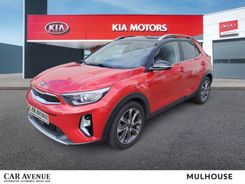 Used KIA Stonic 100 Launch Edition iBVM6 Caméra Clim Auto Garantie 12 mois 2020 Rouge Grenadine métallisé / Toit Noir € 15990 in Mulhouse