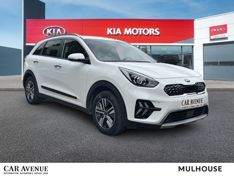 Used KIA Niro Hybride 141 Active DCT6 Caméra CarPlay Garantie 12mois 2021 Blanc € 18490 in Mulhouse