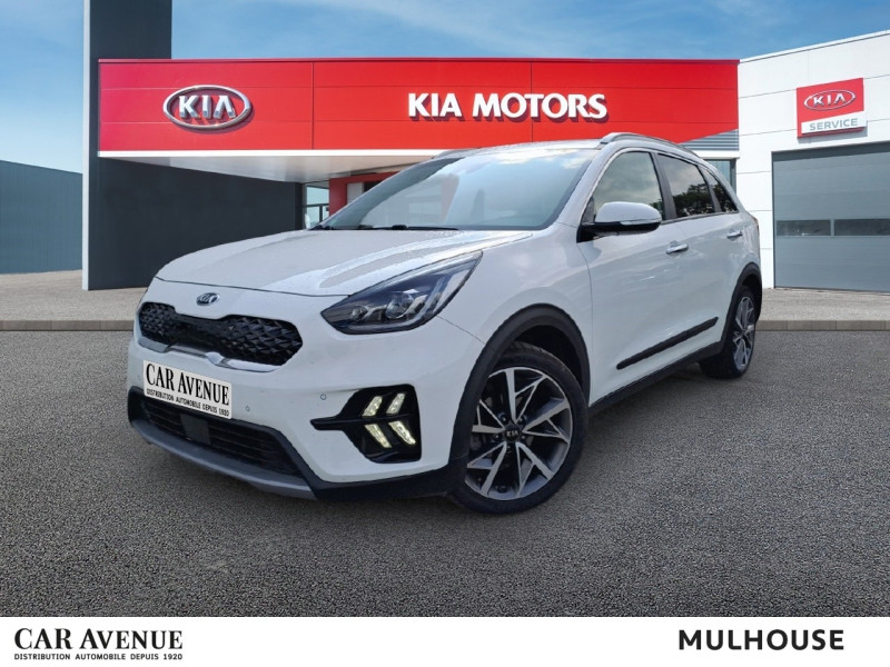 Occasion KIA Niro 141 Hybride Design DCT6 Caméra GPS Garantie 10/27 2020 Blanc Celeste 20490 € à Mulhouse