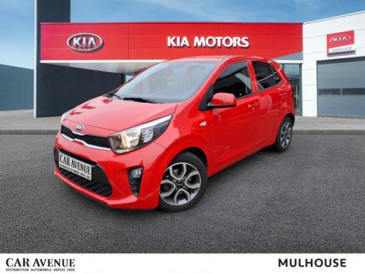 Used KIA Picanto 1.0 67ch Design Euro6d-T CLIM CAMERA CARPLAY GARANTIE 12 MOIS 2019 Rouge Grenat € 9,990 in Mulhouse