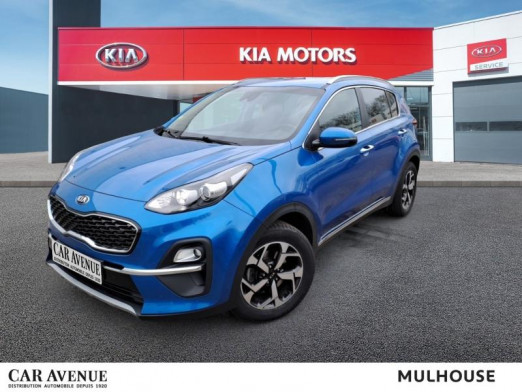 Occasion KIA Sportage 115  Design 4x2 Caméra Gps CarPlay Garantie 11/27 2020 Bleu Fusion 19 990 € à Mulhouse