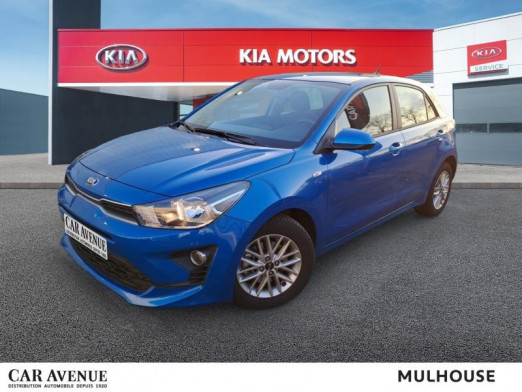 Occasion KIA Rio 100 Active Caméra CarPlay Garantie 11/27 2020 Bleu Azur métallisé 13 900 € à Mulhouse