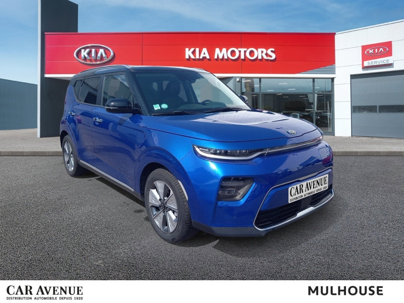 Used KIA e-Soul Design 204 Volant et Sièges chauffants Garantie 05/27 2020 Bleu Neptune métal+Toit Noir Abyssinie € 19490 in Mulhouse