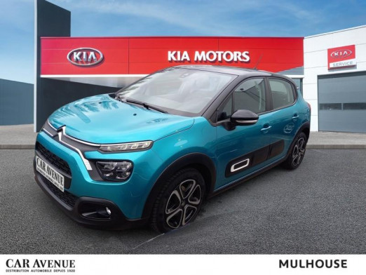 Occasion CITROEN C3 1.2 PureTech 83ch S&S Feel Pack garantie 12 mois 2021 Spring Blue (M) 11 990 € à Mulhouse