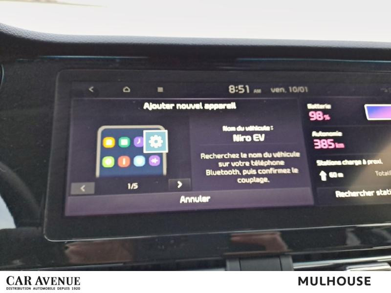 Used KIA e-Niro Active 204 Caméra GPS CarPlay Garantie 09/28 2021 Blanc Celeste € 19490 in Mulhouse