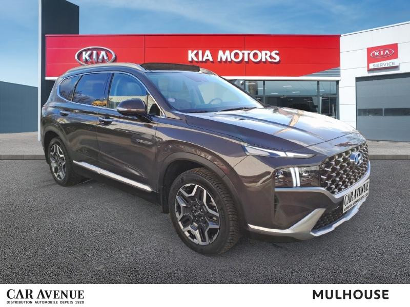Occasion HYUNDAI Santa Fe 1.6 T-GDI 230ch Hybrid Executive BVA6 CUIR TOIT OUVRANT CAMERA 360 GARANTIE 12 MOIS 2021 Taiga Brown Métal 29990 € à Mulhouse
