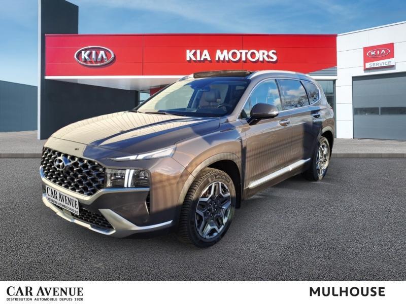 Occasion HYUNDAI Santa Fe 1.6 T-GDI 230ch Hybrid Executive BVA6 CUIR TOIT OUVRANT CAMERA 360 GARANTIE 12 MOIS 2021 Taiga Brown Métal 29990 € à Mulhouse