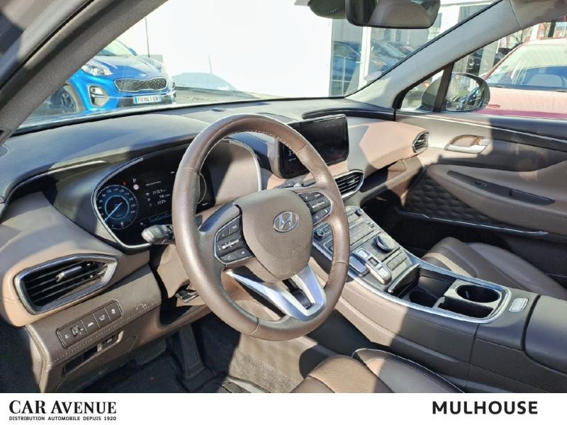 Occasion HYUNDAI Santa Fe 1.6 T-GDI 230ch Hybrid Executive BVA6 CUIR TOIT OUVRANT CAMERA 360 GARANTIE 12 MOIS 2021 Taiga Brown Métal 29990 € à Mulhouse