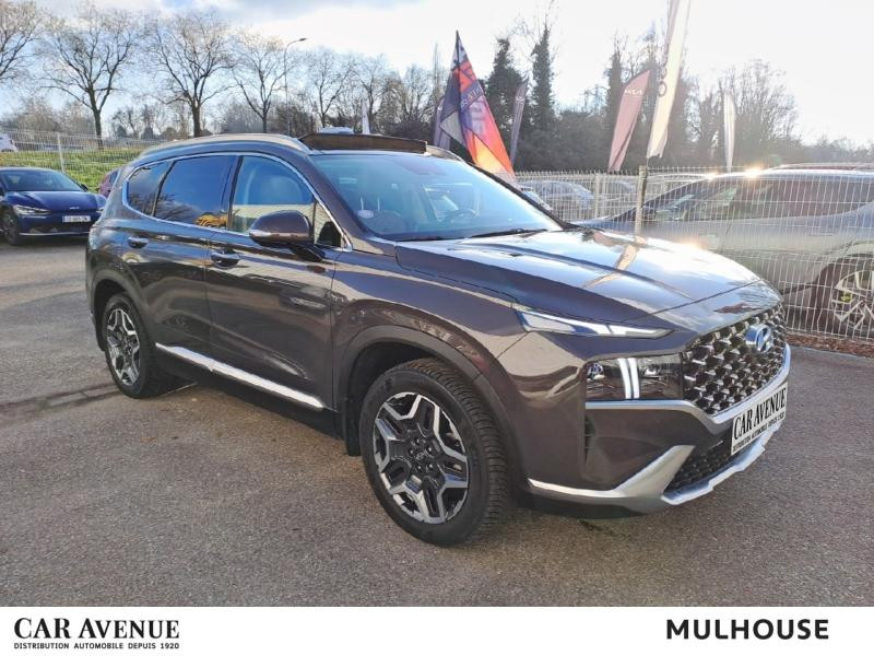 Occasion HYUNDAI Santa Fe 1.6 T-GDI 230ch Hybrid Executive BVA6 CUIR TOIT OUVRANT CAMERA 360 GARANTIE 12 MOIS 2021 Taiga Brown Métal 29990 € à Mulhouse