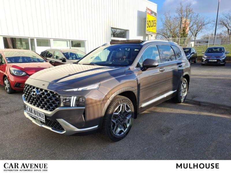 Occasion HYUNDAI Santa Fe 1.6 T-GDI 230ch Hybrid Executive BVA6 CUIR TOIT OUVRANT CAMERA 360 GARANTIE 12 MOIS 2021 Taiga Brown Métal 29990 € à Mulhouse