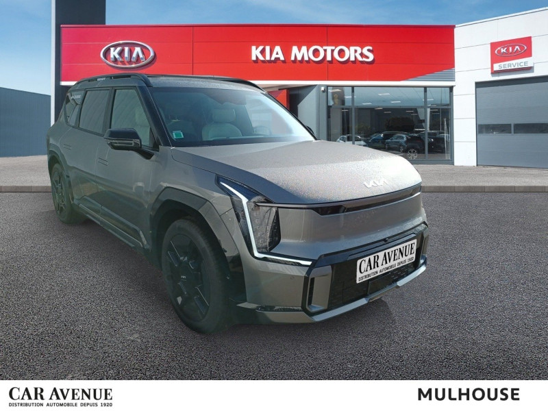 Occasion KIA EV9 385 GT-Line 4WD 1ere main Gps Caméra ACC Full Leds 6pl 2023 Gris Opale métallisé 61900 € à Mulhouse