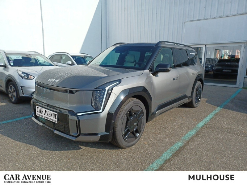 Occasion KIA EV9 385 GT-Line 4WD 1ere main Gps Caméra ACC Full Leds 6pl 2023 Gris Opale métallisé 61900 € à Mulhouse