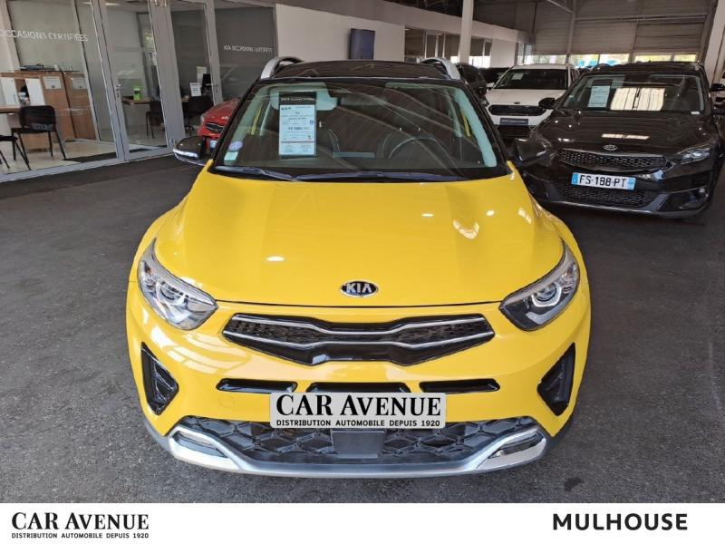 Occasion KIA Stonic 1.0 T-GDi 100ch GT Line garantie 06-2028 2021 Jaune Impérial métallisé / Toit Noir 15490 € à Mulhouse
