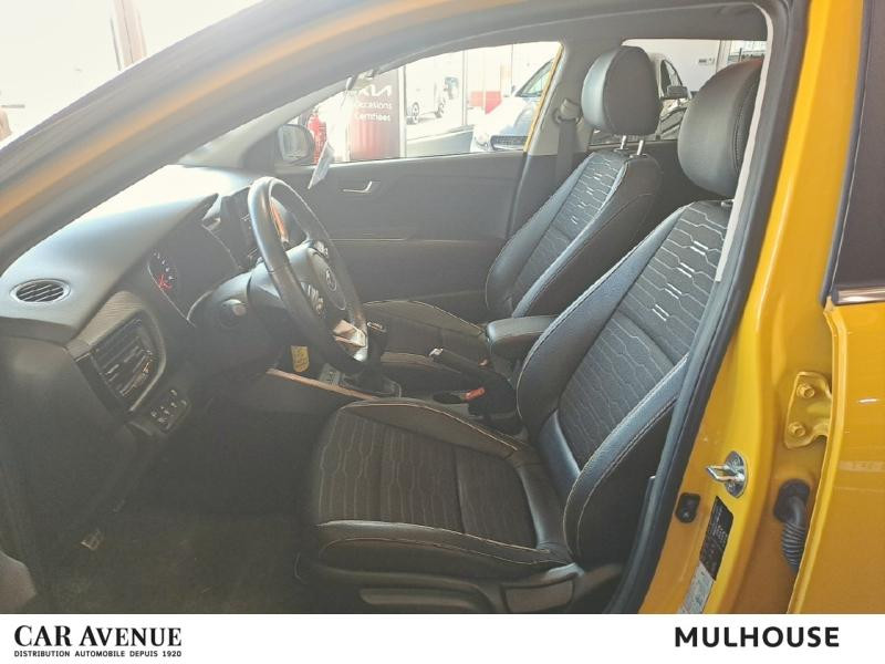 Occasion KIA Stonic 1.0 T-GDi 100ch GT Line garantie 06-2028 2021 Jaune Impérial métallisé / Toit Noir 15490 € à Mulhouse