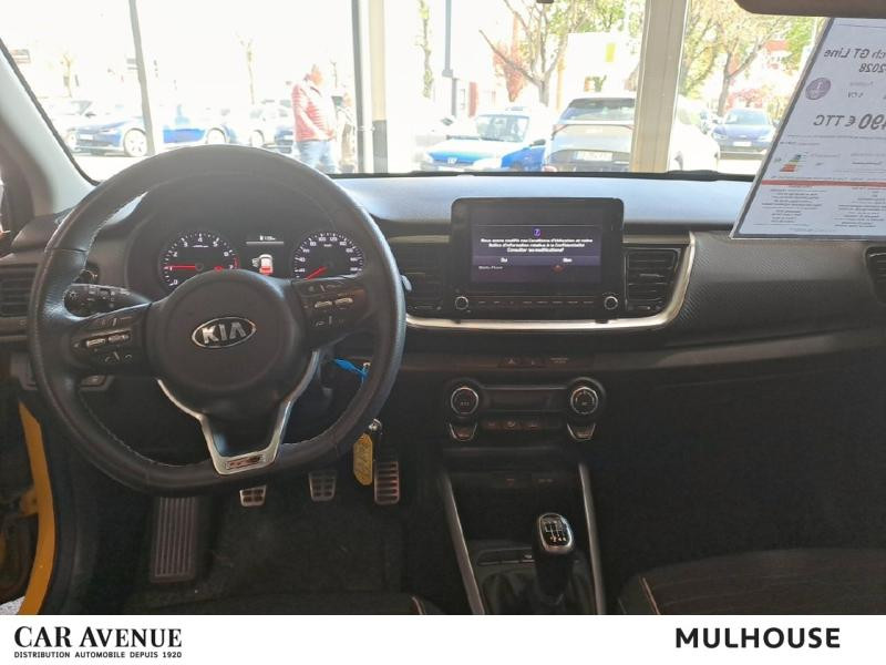Occasion KIA Stonic 1.0 T-GDi 100ch GT Line garantie 06-2028 2021 Jaune Impérial métallisé / Toit Noir 15490 € à Mulhouse
