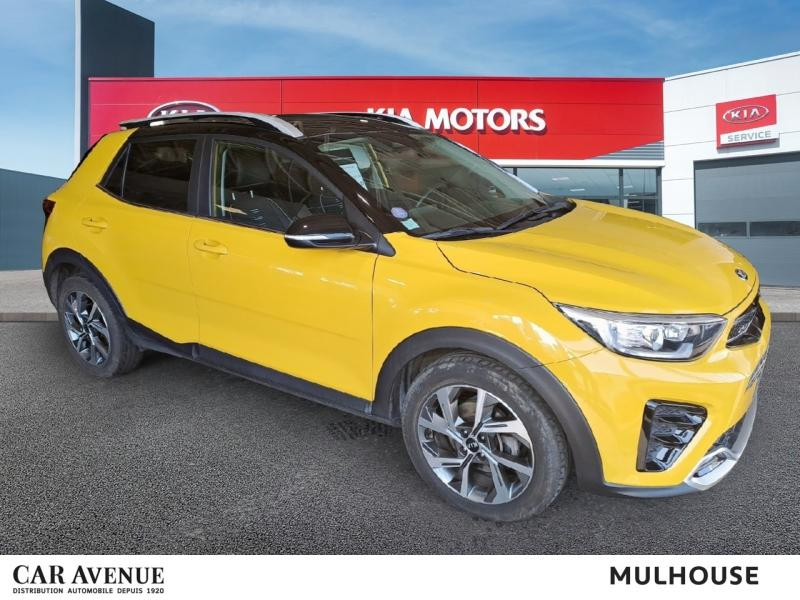 Occasion KIA Stonic 1.0 T-GDi 100ch GT Line garantie 06-2028 2021 Jaune Impérial métallisé / Toit Noir 15490 € à Mulhouse