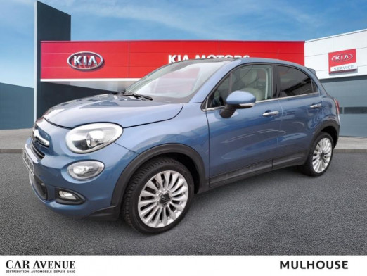 Occasion FIAT 500X 1.4 MultiAir 16v 140ch Lounge DCT Garantie 1an- TO + cuir 2017 bleu Blue Jeans métallisé 13 990 € à Mulhouse