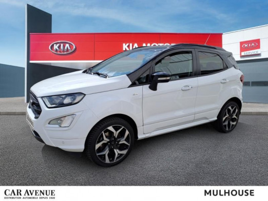 Occasion FORD EcoSport 1.0 EcoBoost 125ch ST-Line Garantie 1an GPS Bluetooth Feux auto 2018 Blanc Glacier 11 990 € à Mulhouse