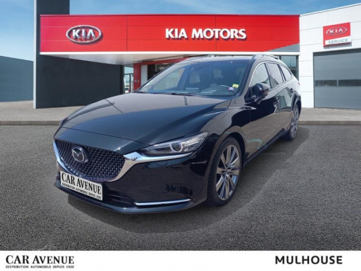 Occasion MAZDA Mazda 6 FW 2.2 SKYACTIV-D 184 Takumi BVA Garantie 1an TO LED CarPlay Sièges ventilés 2020 Bleu 23 990 € à Mulhouse