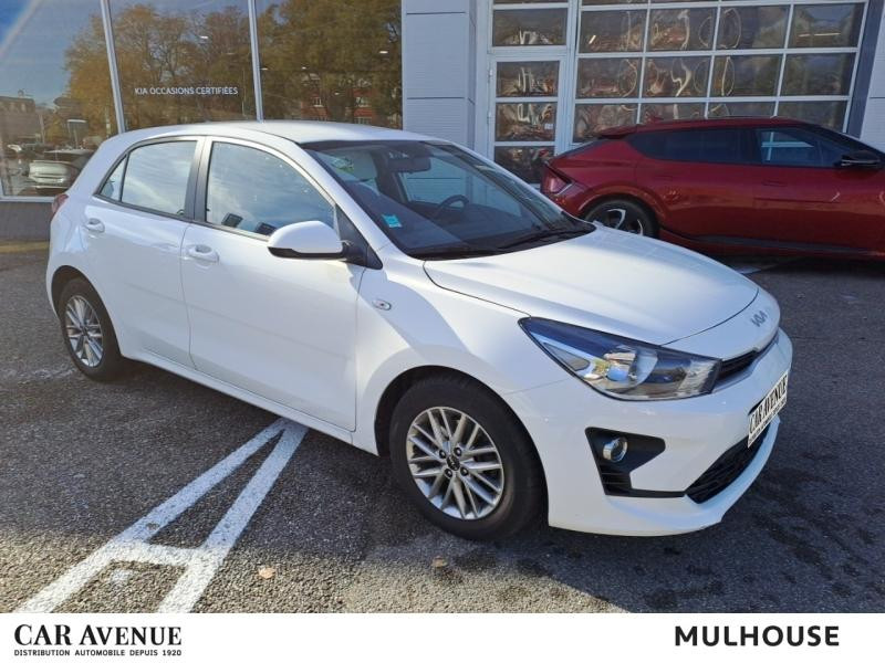 Occasion KIA Rio 1.2 DPi 84ch Active Garantie 1an CarPlay Caméra Régulateur 2023 Blanc 13990 € à Mulhouse