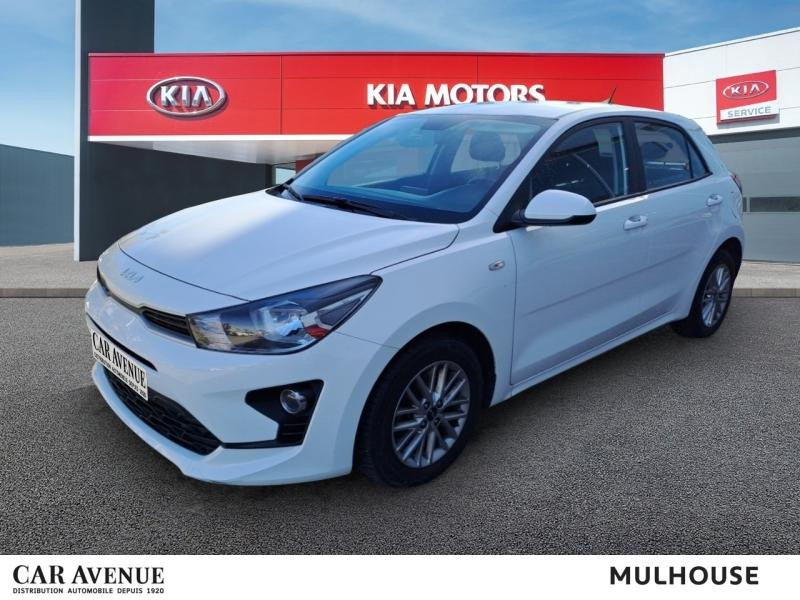 Occasion KIA Rio 1.2 DPi 84ch Active Garantie 1an CarPlay Caméra Régulateur 2023 Blanc 13990 € à Mulhouse